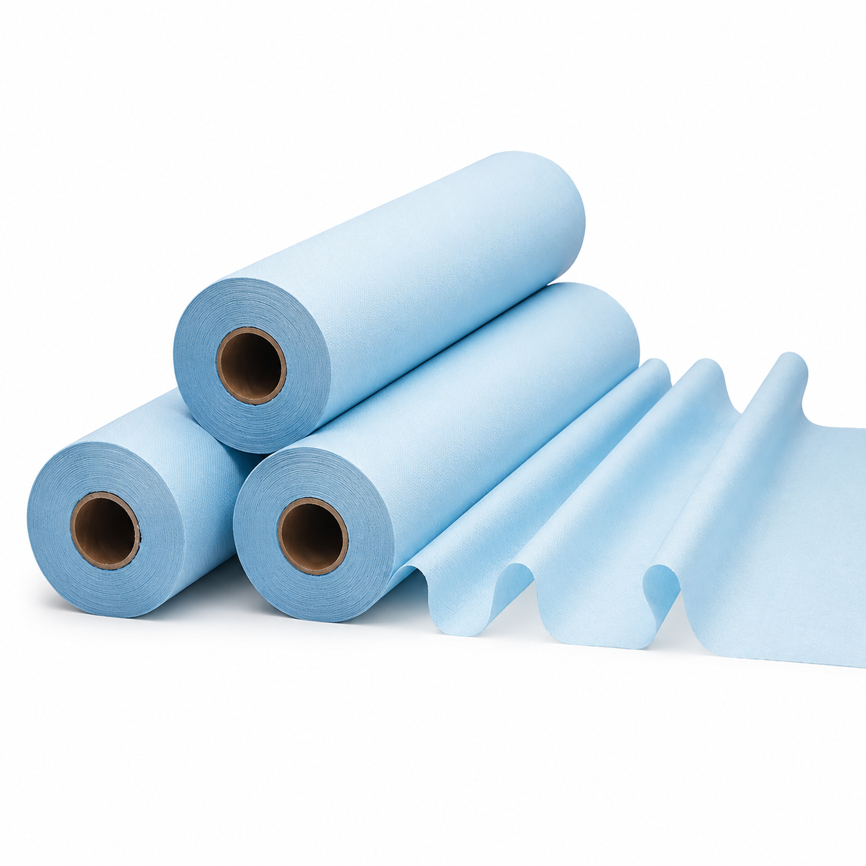 Draps d’examen plastifiés imperméables