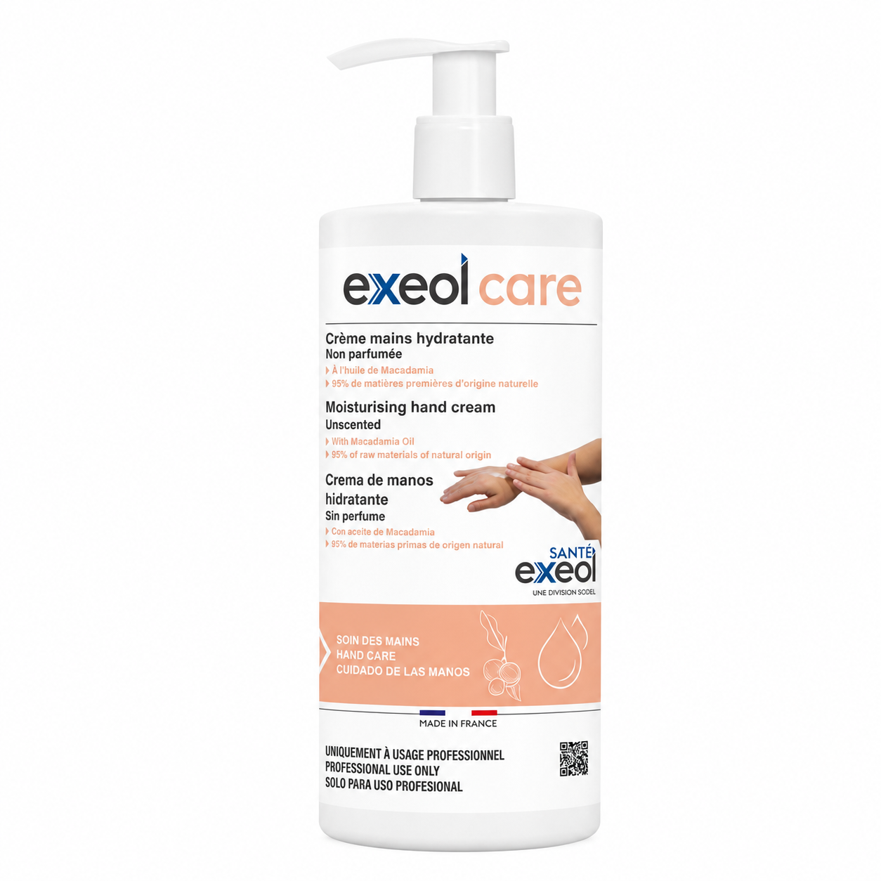 Crème mains hydratante EXEOL CARE