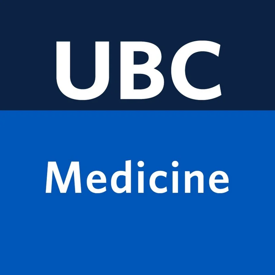 UBC Medicine logo with a blue background and white text.