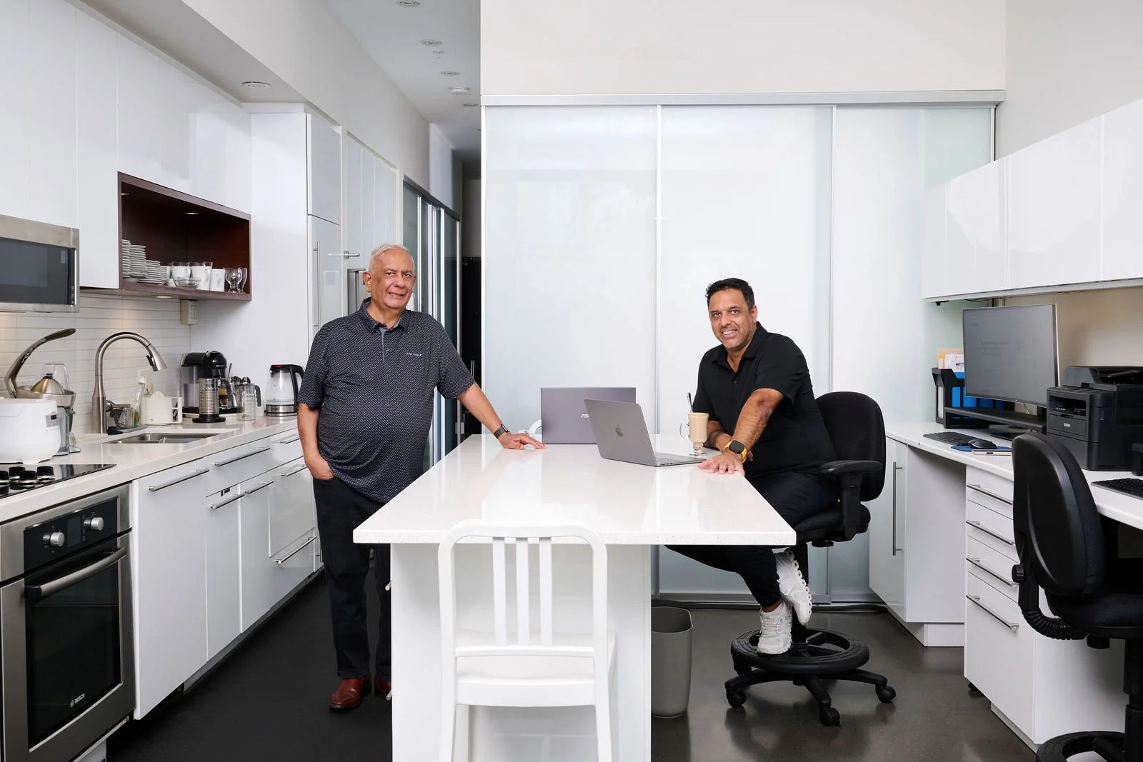 Nizar and Rahim Rayani at xBooks in Vancouver