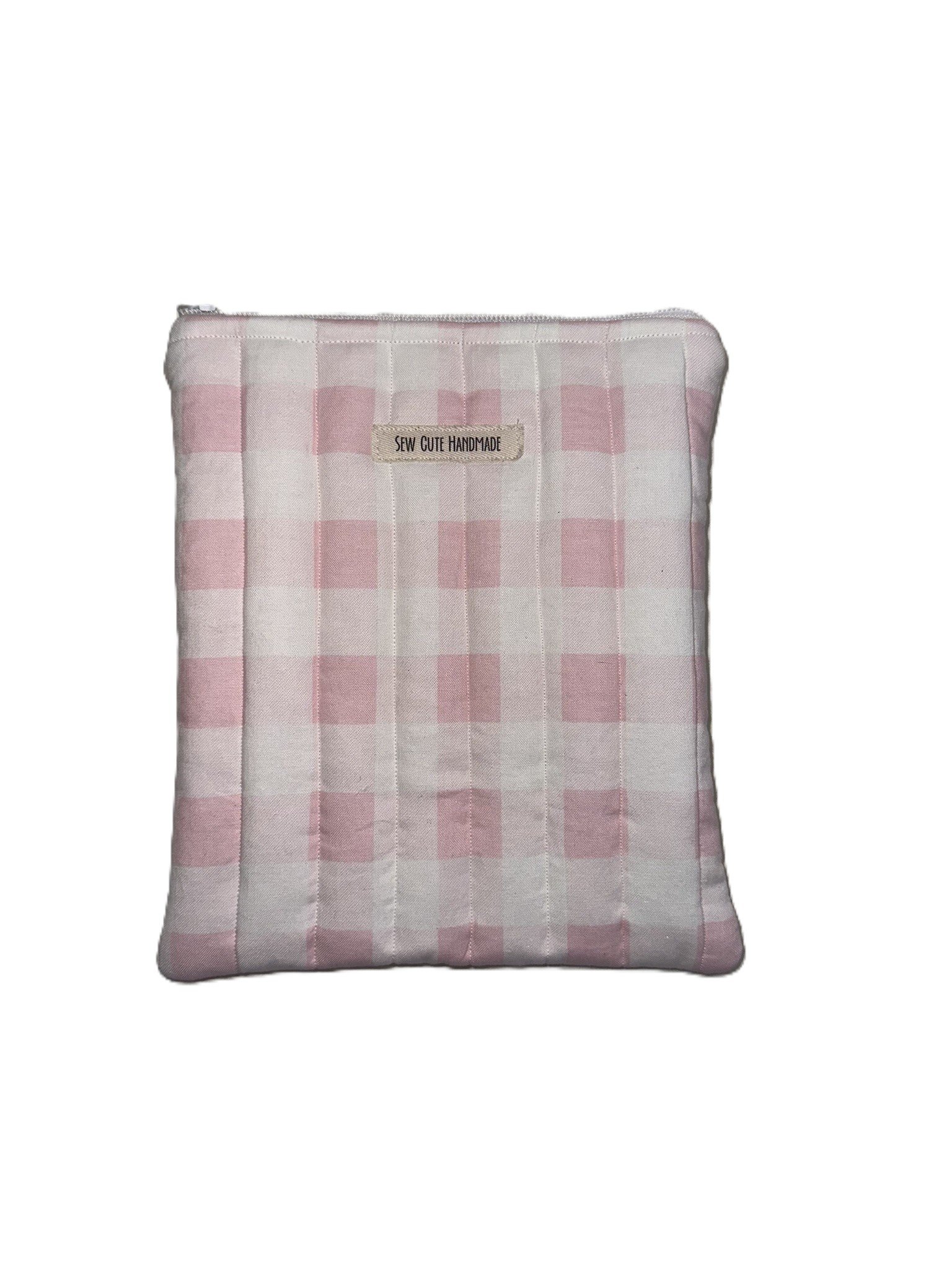 Quilted eReader sleeve handmade padded case for Kindle, iPad mini tablet protective cover