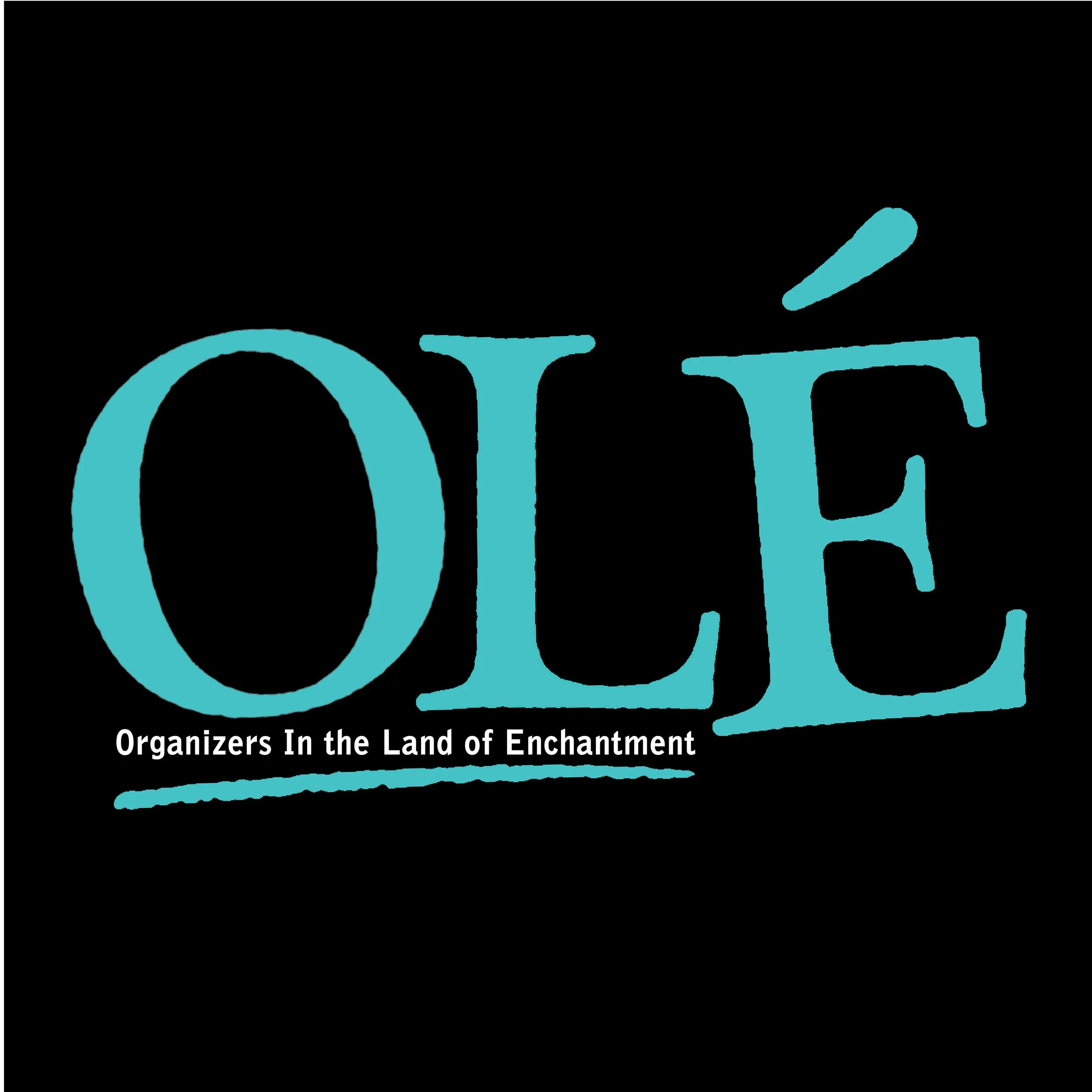Logo for Organizers in the Land of Enchantment (OLÉ)
