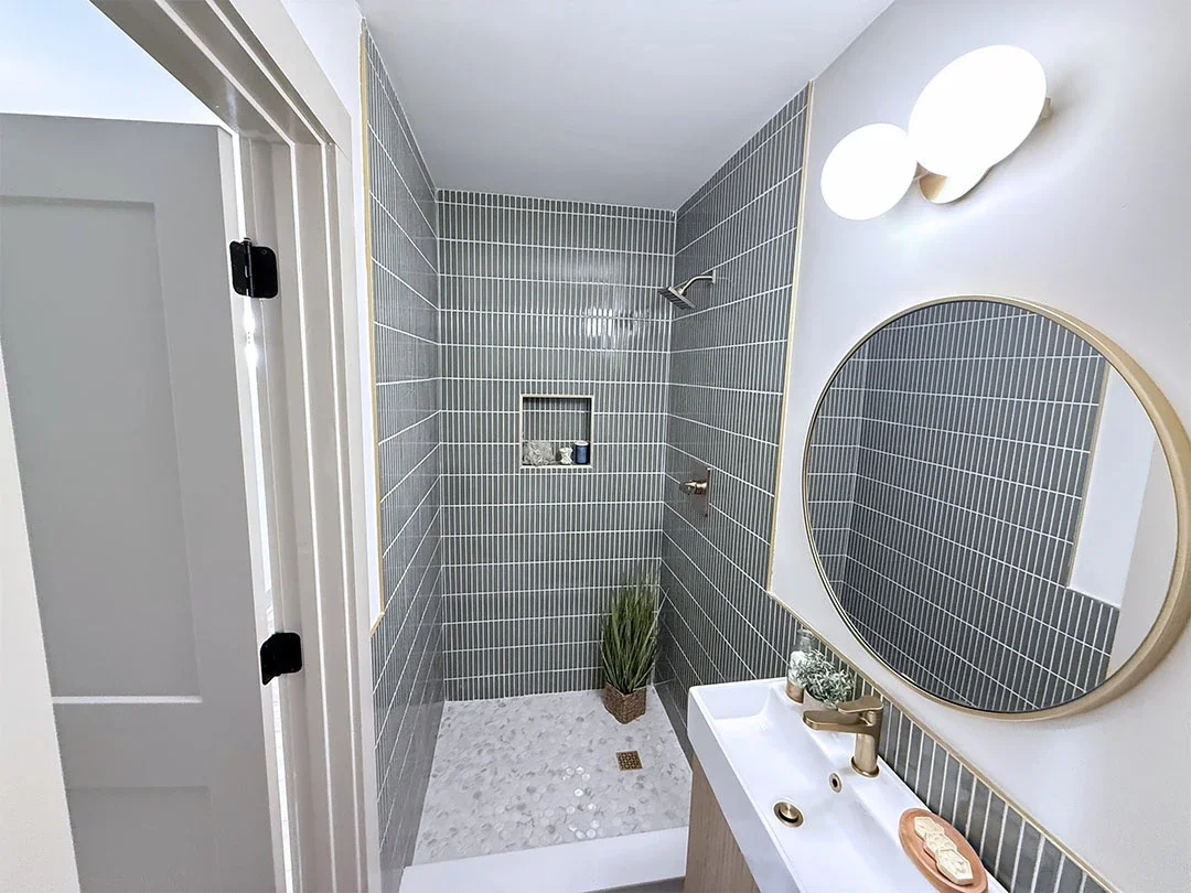 Modern bathroom renovation Charlotte NC