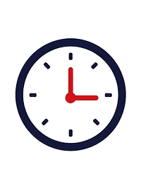 On-time home renovation completion icon