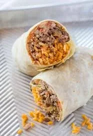 Ground Beef Burritos- 2 Adult Servings
