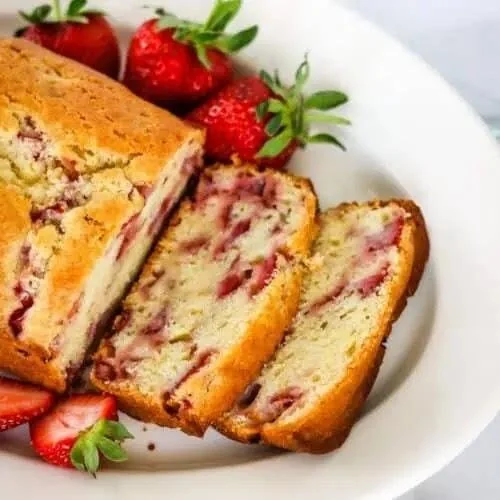 Half Loaf Strawberry Quick Bread
