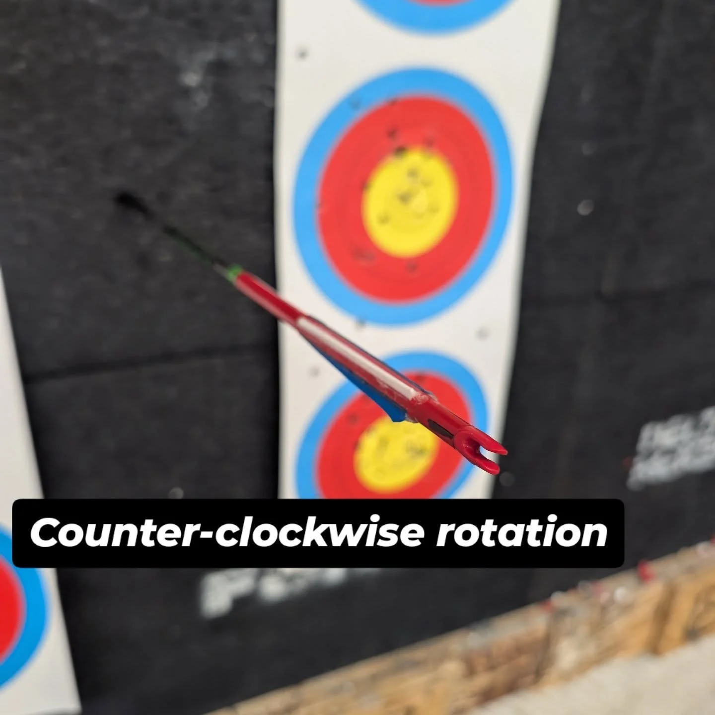 Every bow has a natural rotation. Some want to spin an arrow clockwise, others counter-clockwise.

One of the fastest ways to see it? Shoot a bare shaft and pay attention to how the arrow wants to clock itself in flight. That natural rotation matters