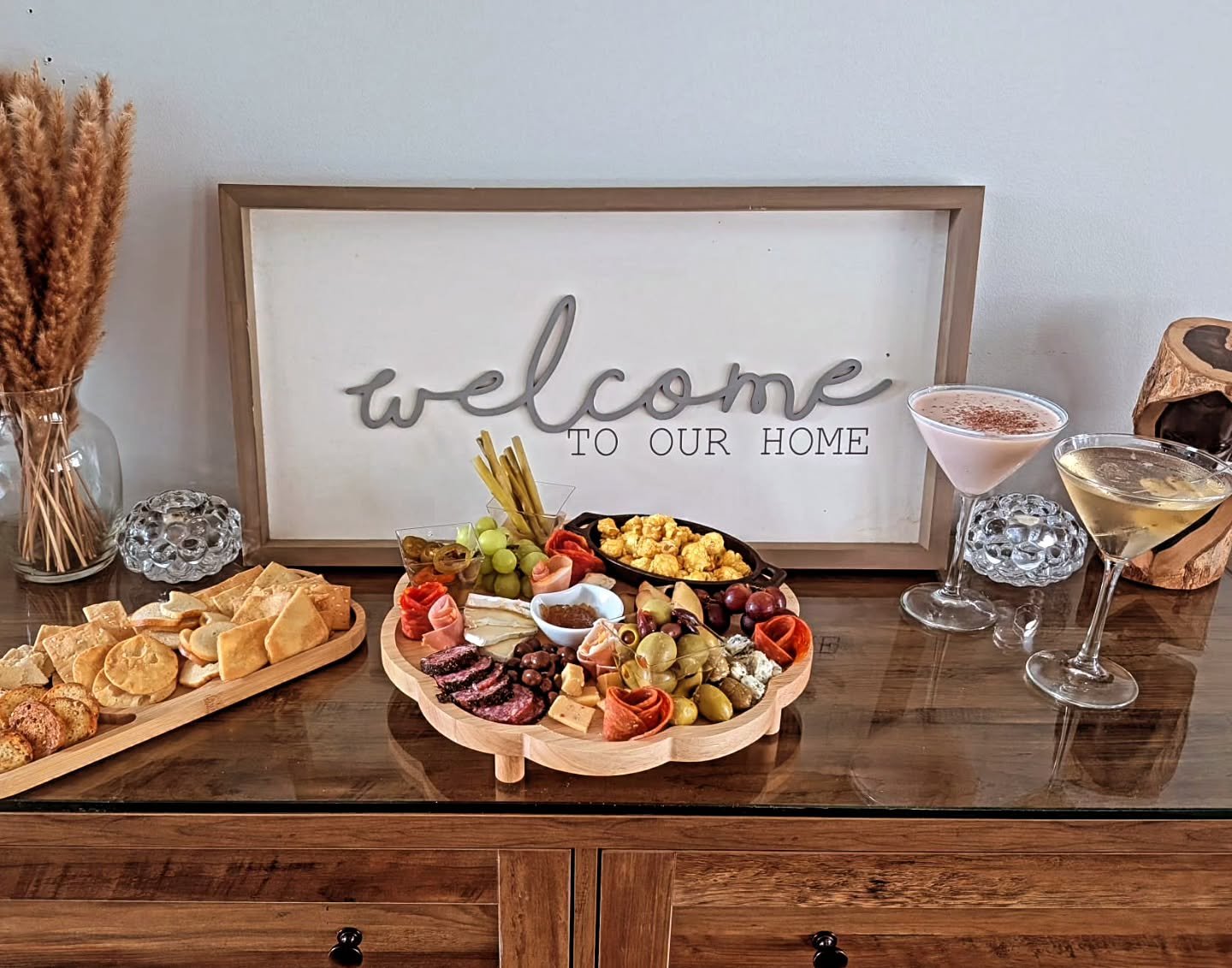 From our home, to yours. 
#welcomehome #georgia #womenowned #CharcuterieBoard