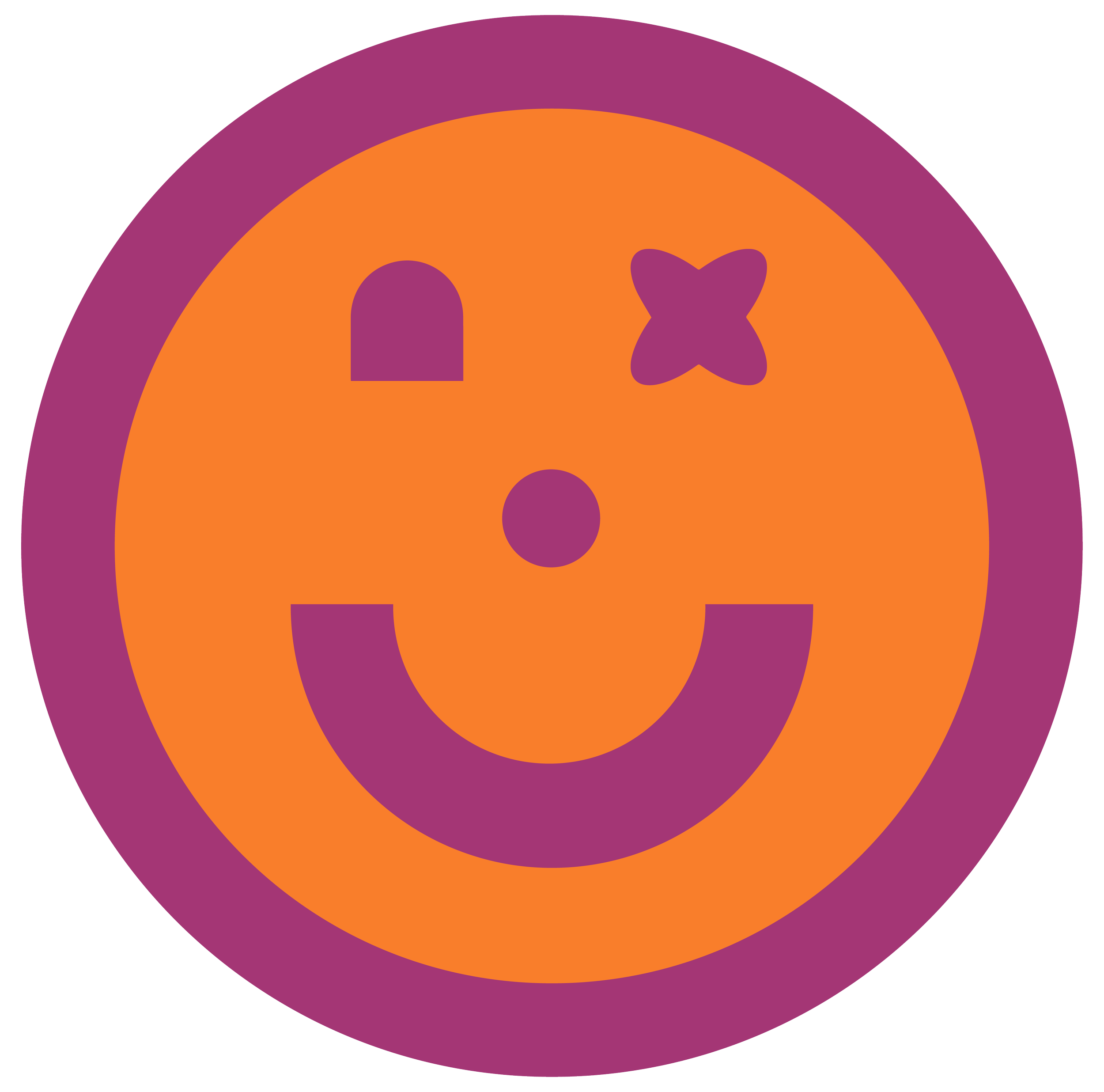 The Good Friends Market logo in pink and orange.