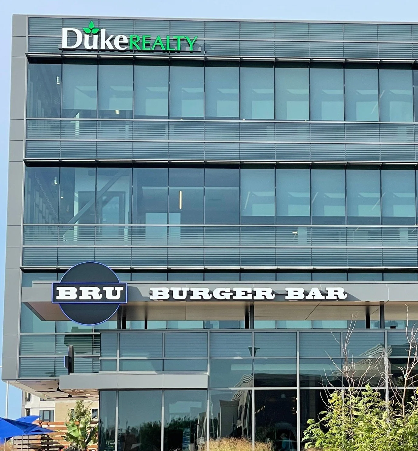 Bru Burger &n Duke Realty bldg letters.jpeg