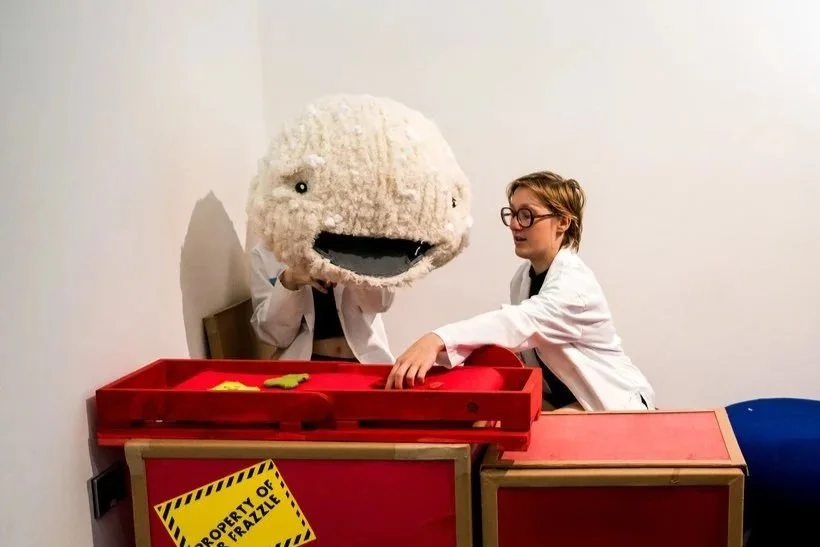 Techniquest puppet takeover (White blood cell)