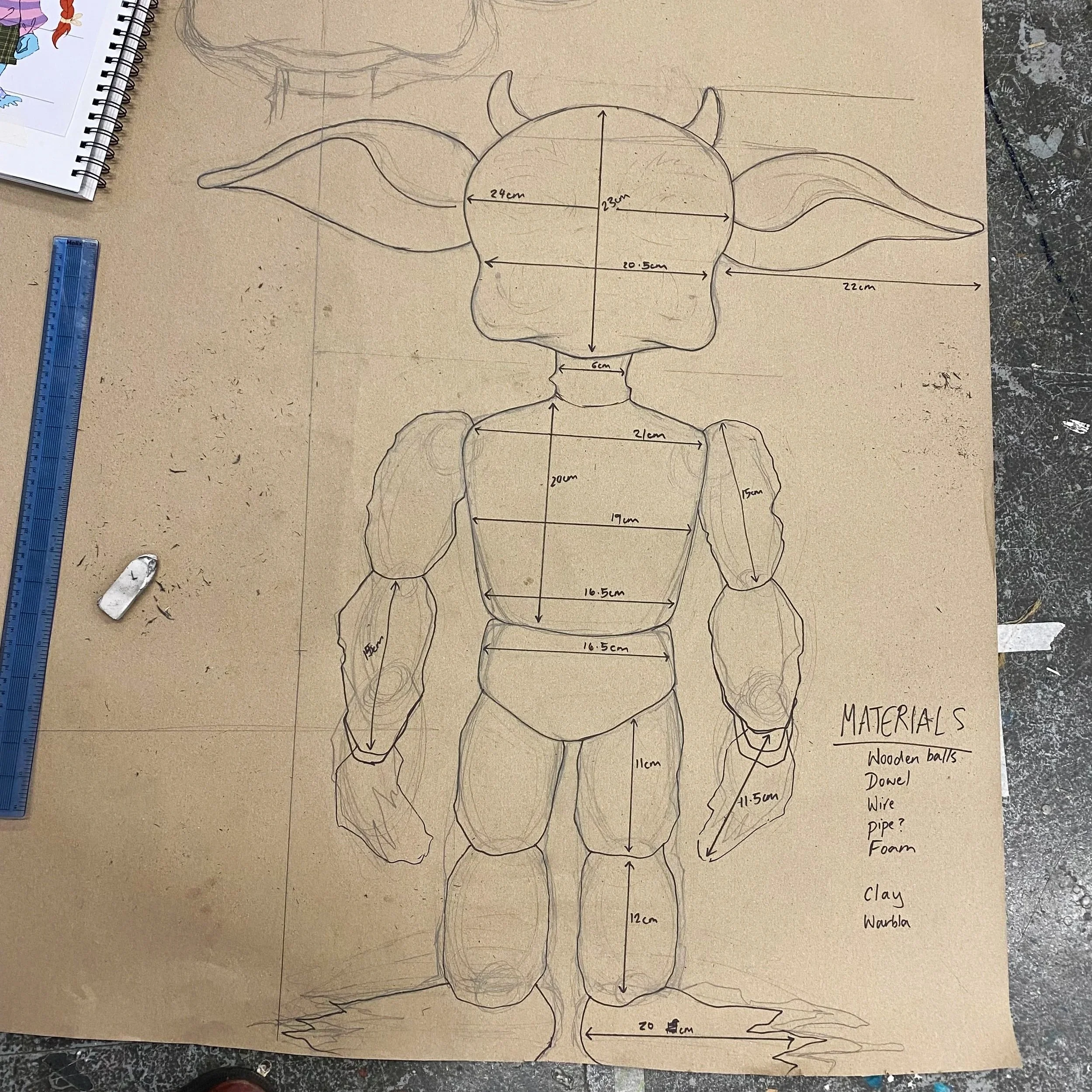 Scale drawing.