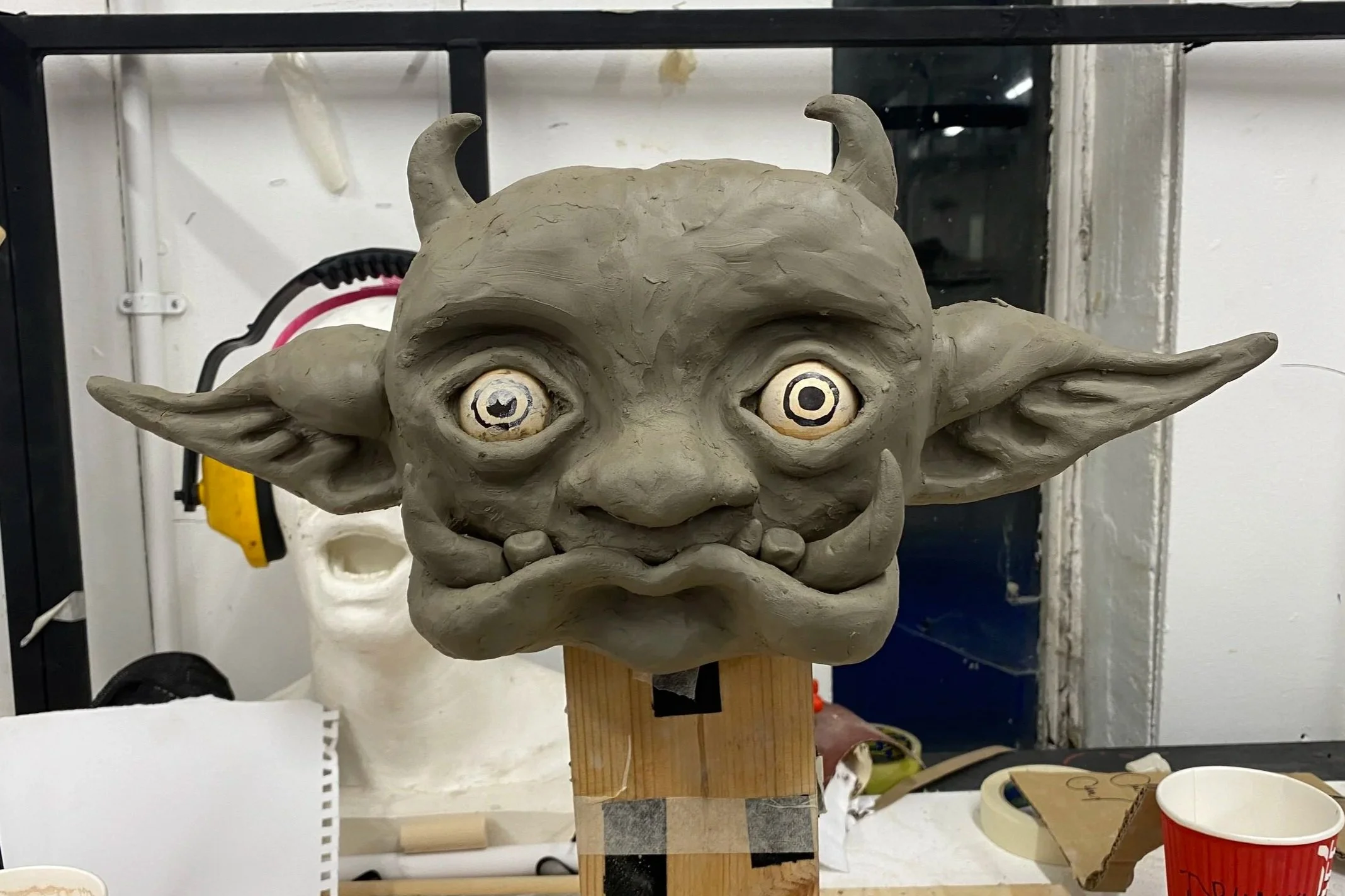Clay sculpt.