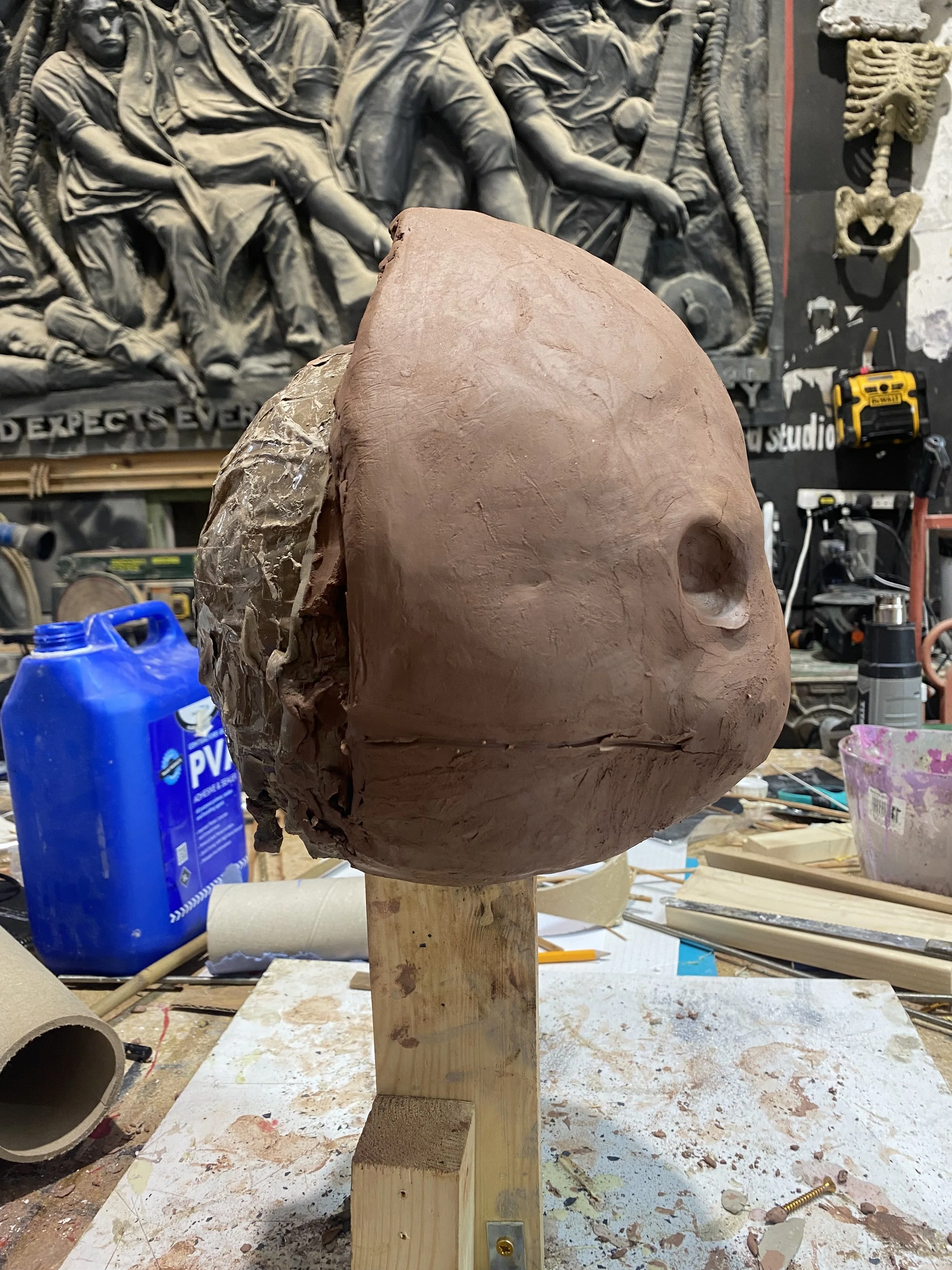 Clay sculpt.