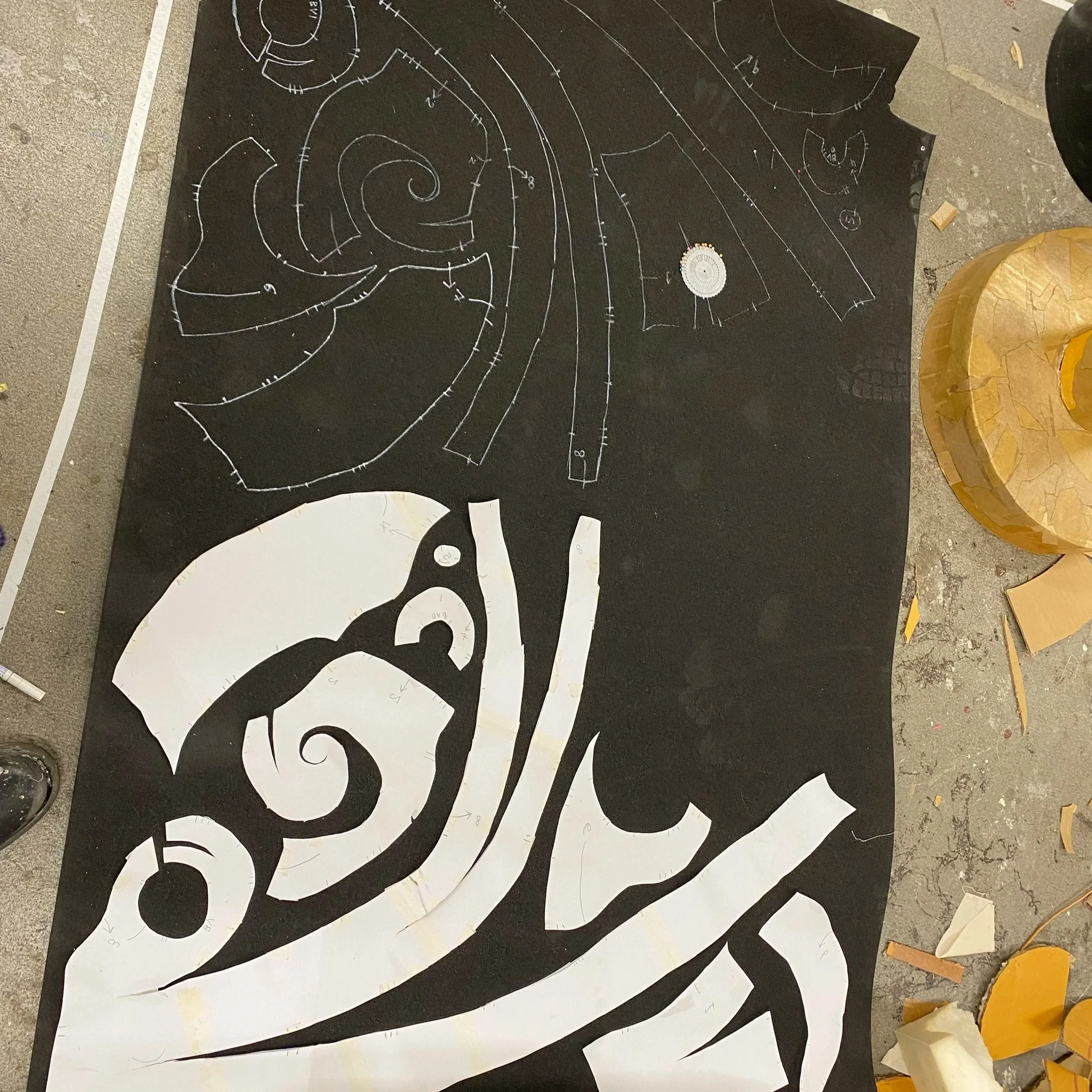 Cut them out of plasterzote foam. 