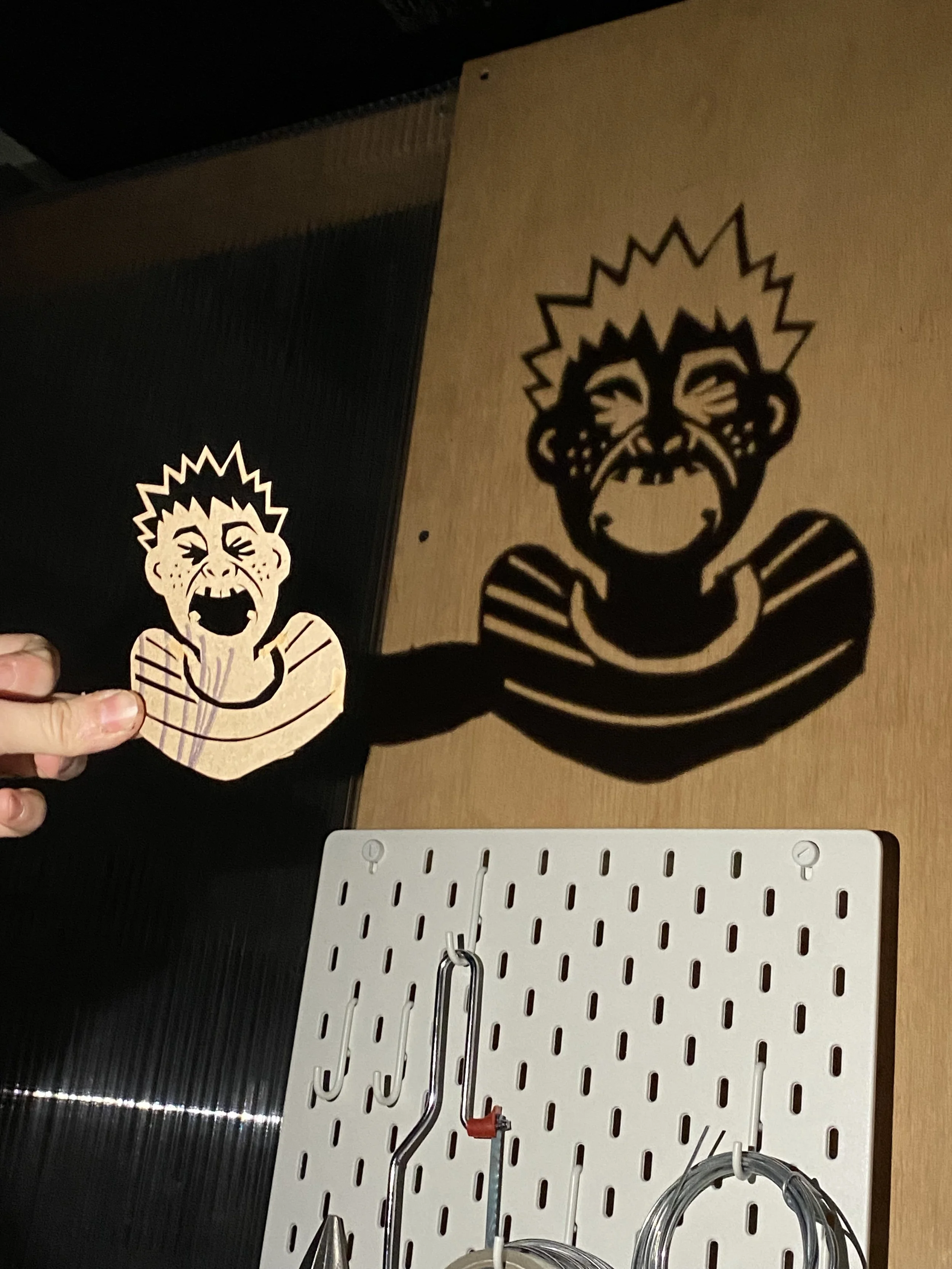 Shadow puppet for 'Kampus' 
