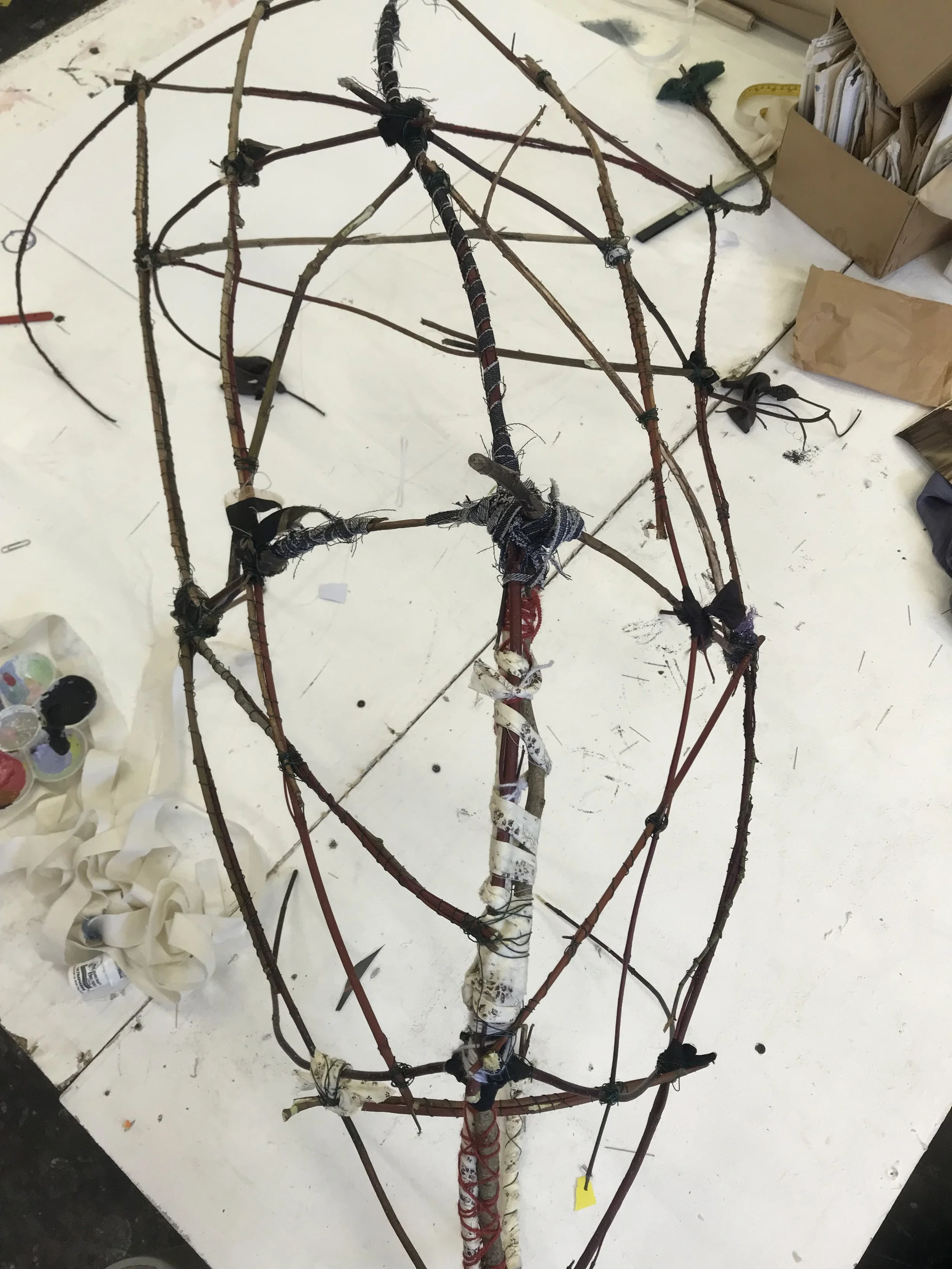 Made the body out of withy.