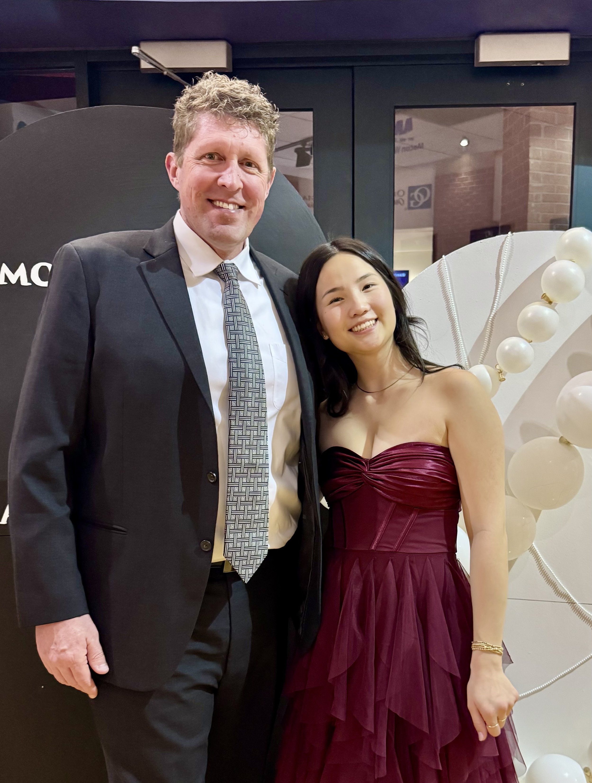 J Michael Coffey and his younger daughter