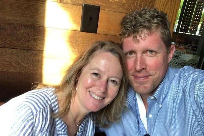 J Michael Coffey and his wife of 30 years