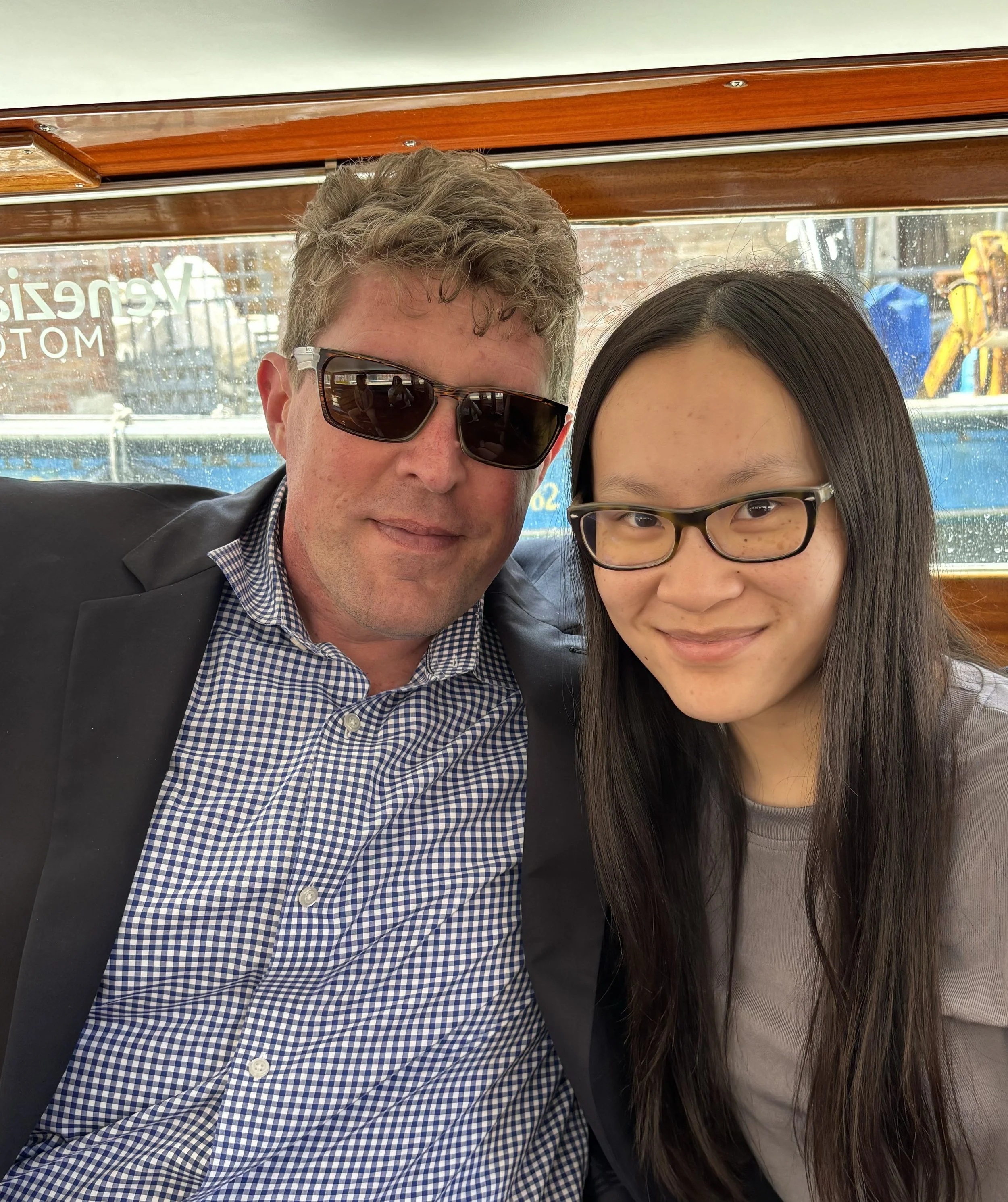 J Michael Coffey and his daughter