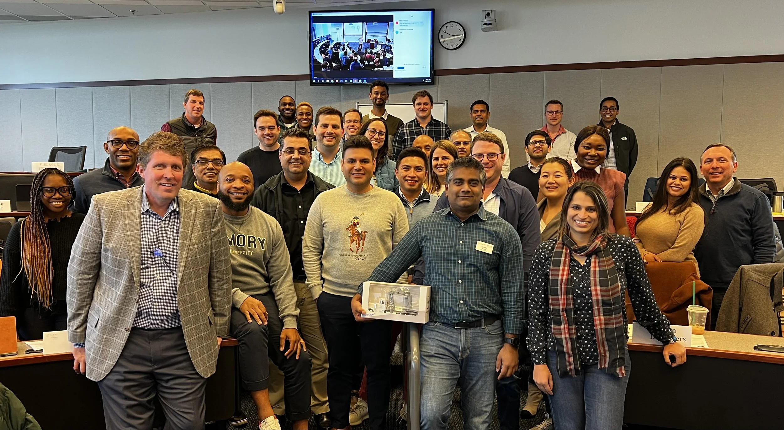 MBA Class after lecture