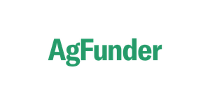 AgFunder logo with green text on a white background