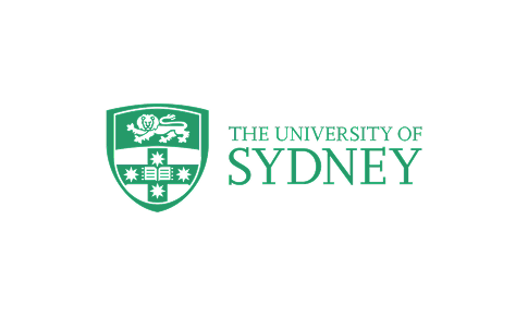 University of Sydney logo with shield and the text 'The University of Sydney' on a black background.