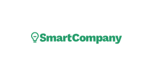 SmartCompany logo with green text and icon