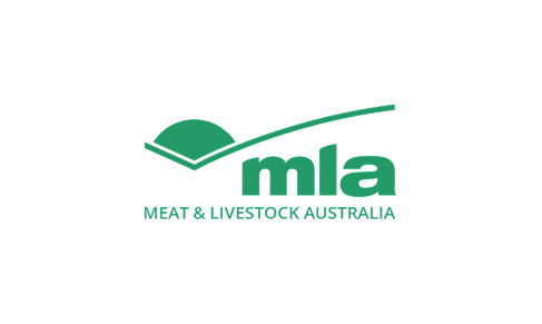 Logo for Meat & Livestock Australia, featuring a stylized green landform and the text 'mla Meat & Livestock Australia'.