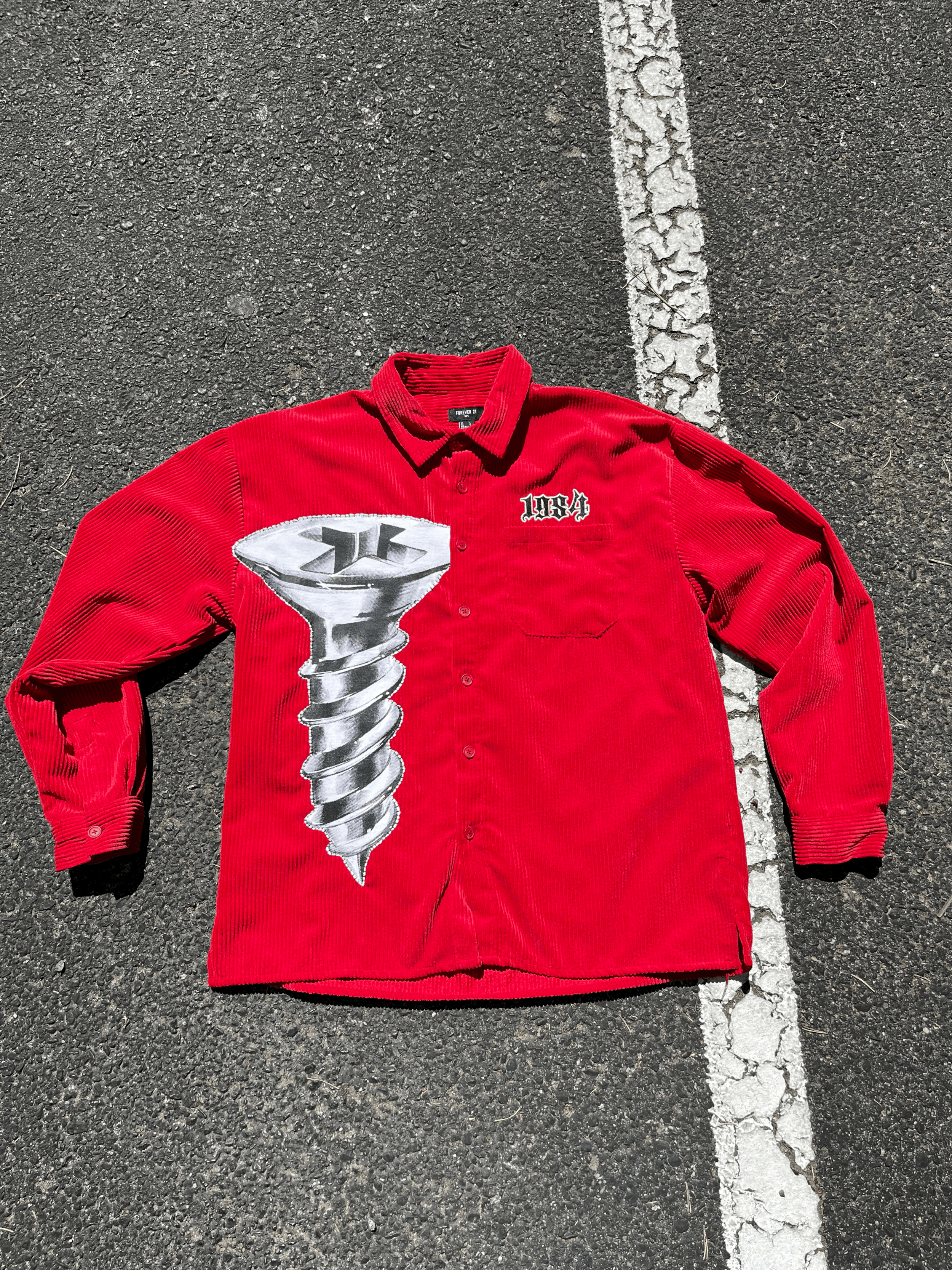 1 of 1 'We're Screwed' Flannel