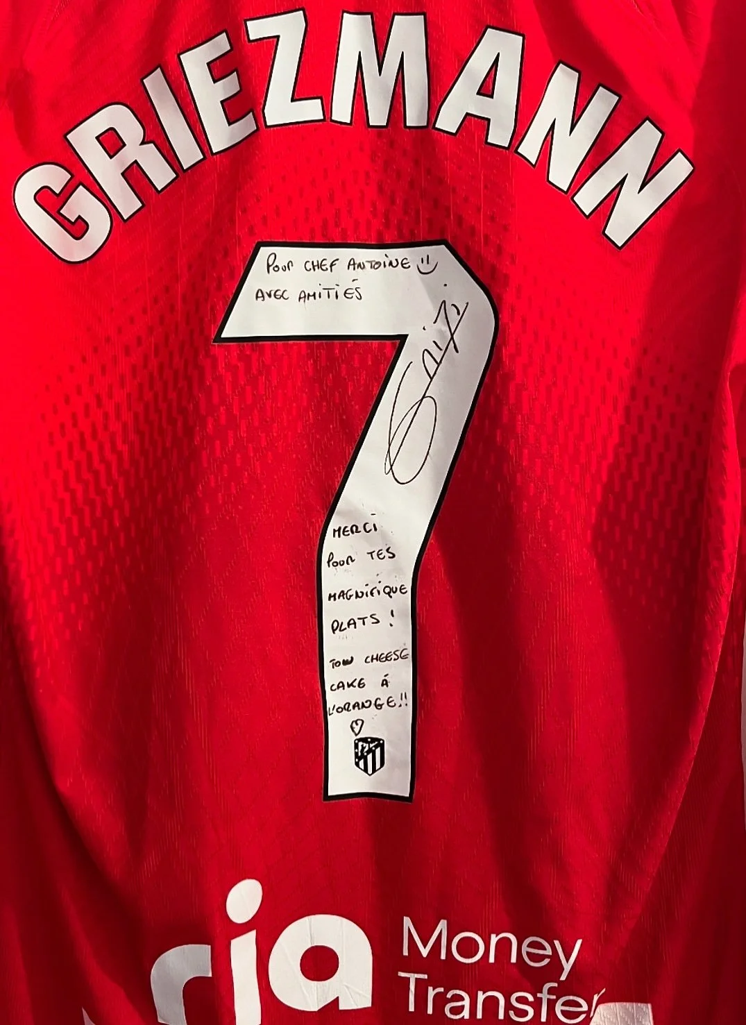 Chef privé Antoine Bonnet. Antoine Griezmann.