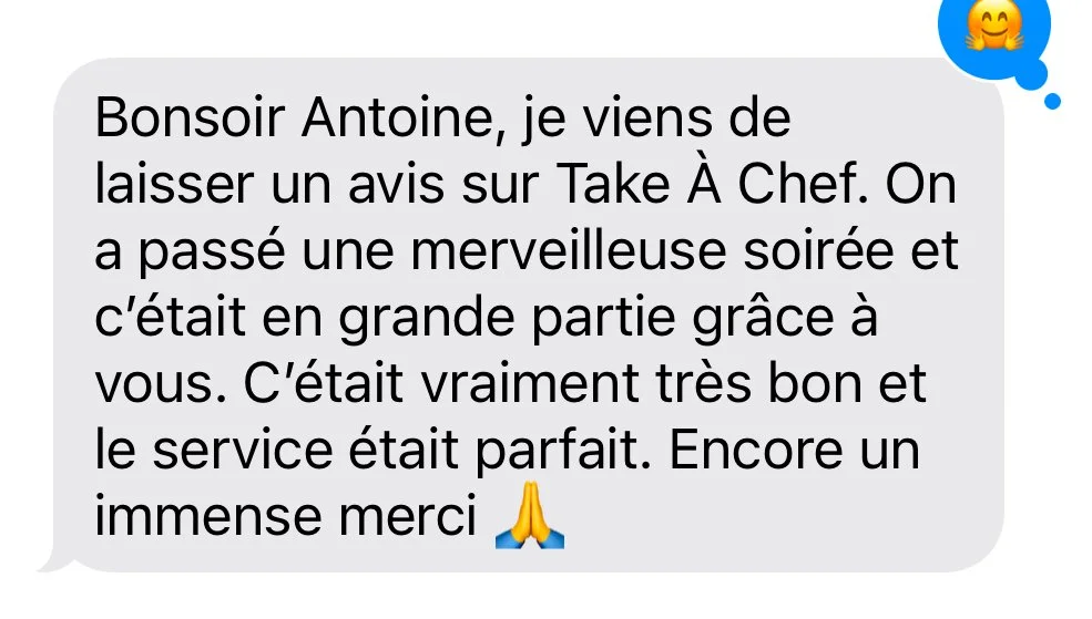 Chef privé Saint Tropez.
