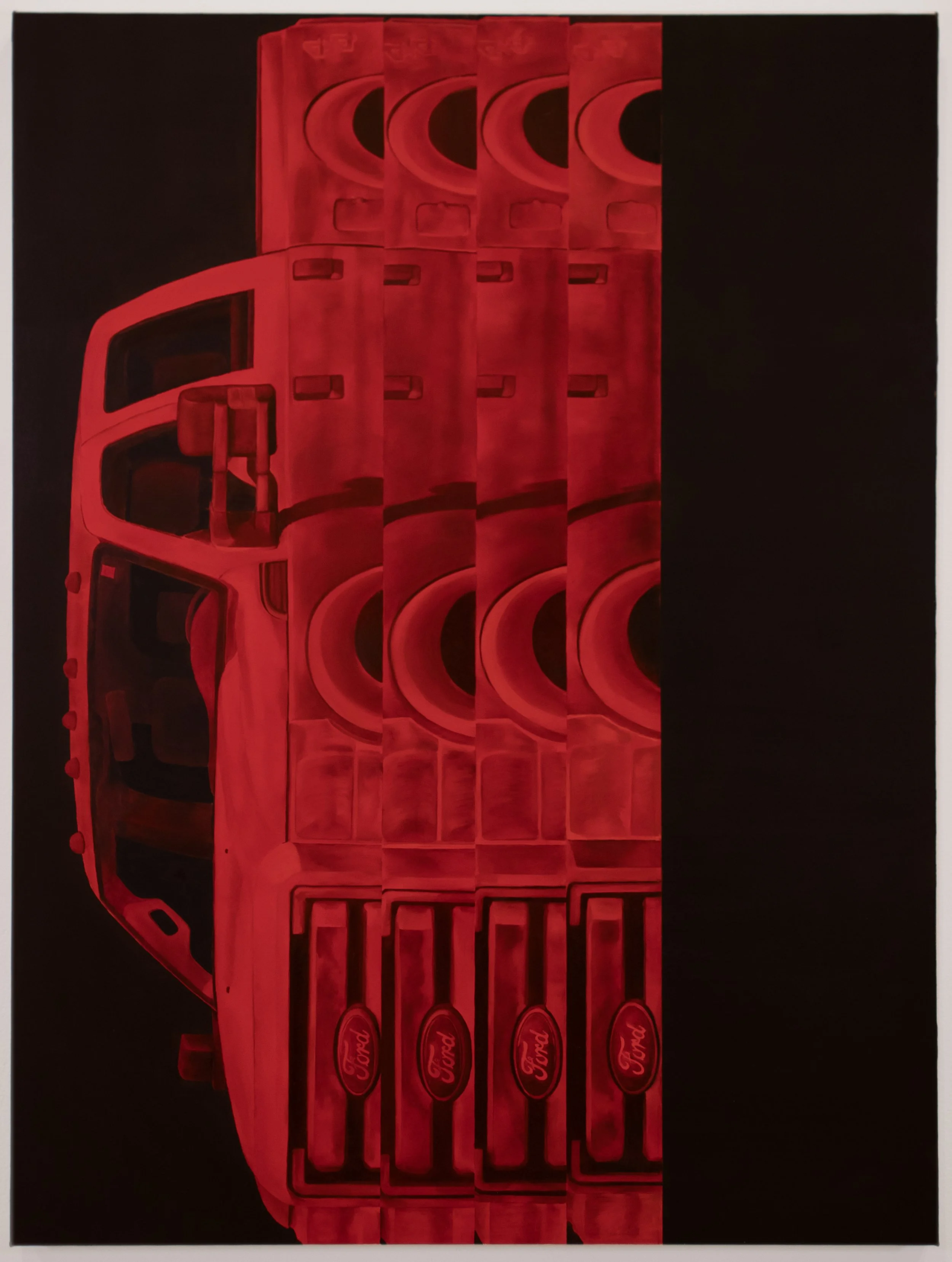 Claire HarnEnz, 'Four by Ford, 2024,' 30" x 40", Oil on Canvas over panel