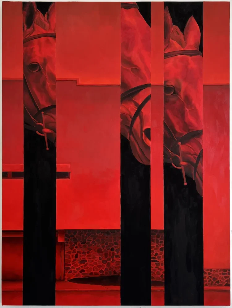 Claire HarnEnz_Three Red Horses.webp