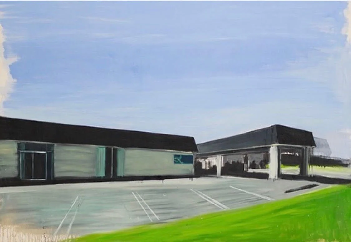 Will Milner, 'Quality Inn, Staunton VA, Interstate 81, Parking,' 2014, oil on canvas, 64”x92”