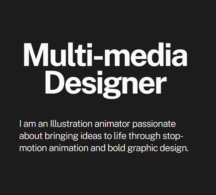 Defining my Creative Direction as a Media Student.