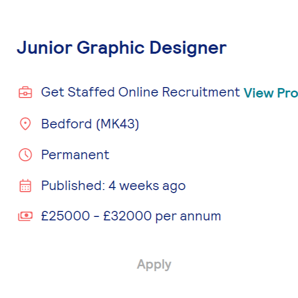 Job Advert Thoughts