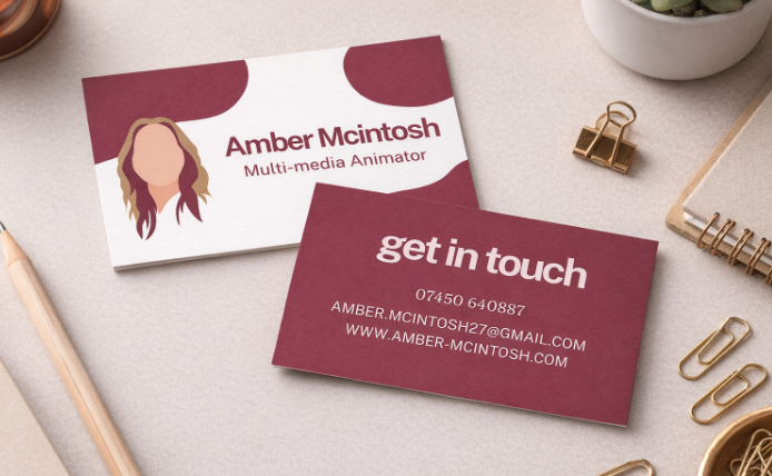 Developing my personal brand for the creative industry