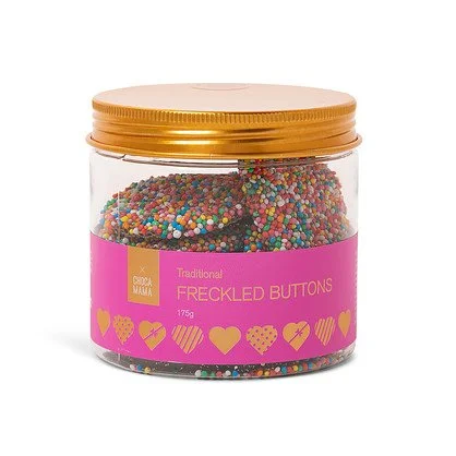 Freckled Button Tub 175g pink label