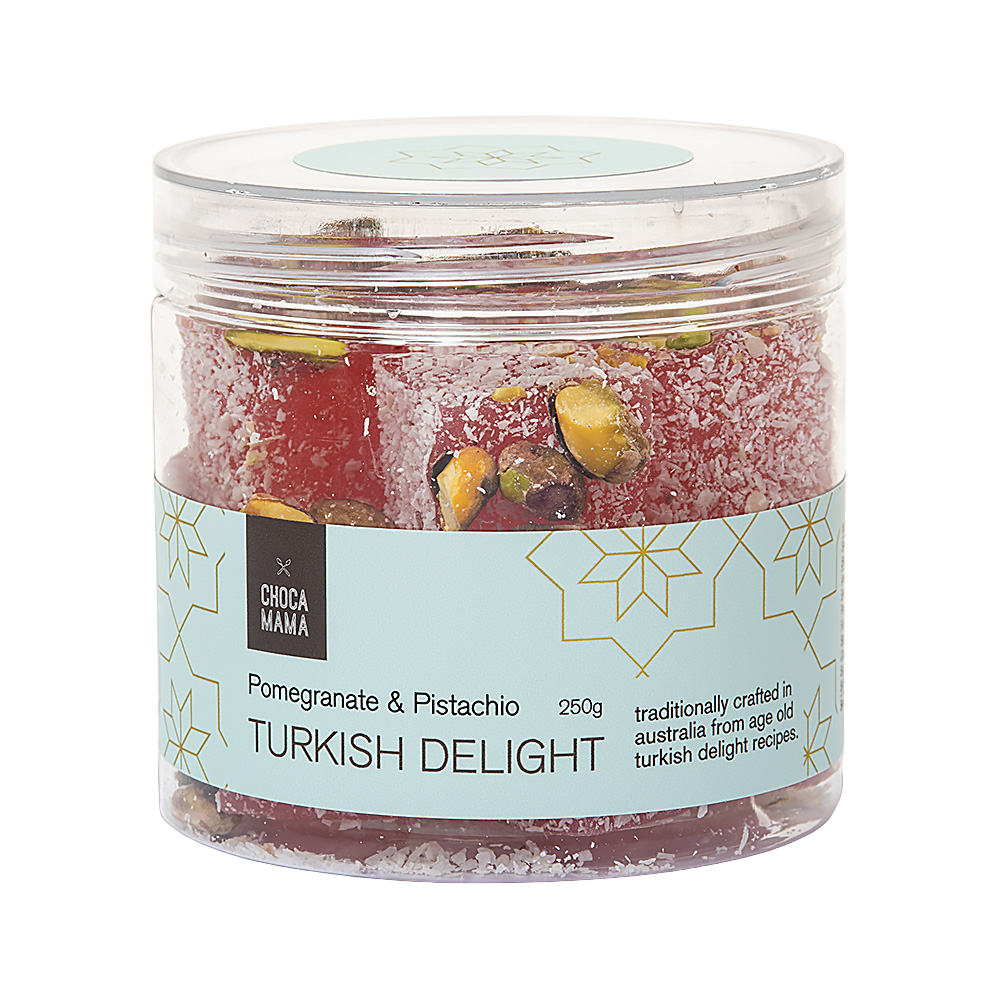 Pomegranate & Pistachio Turkish Delight Jar 250g