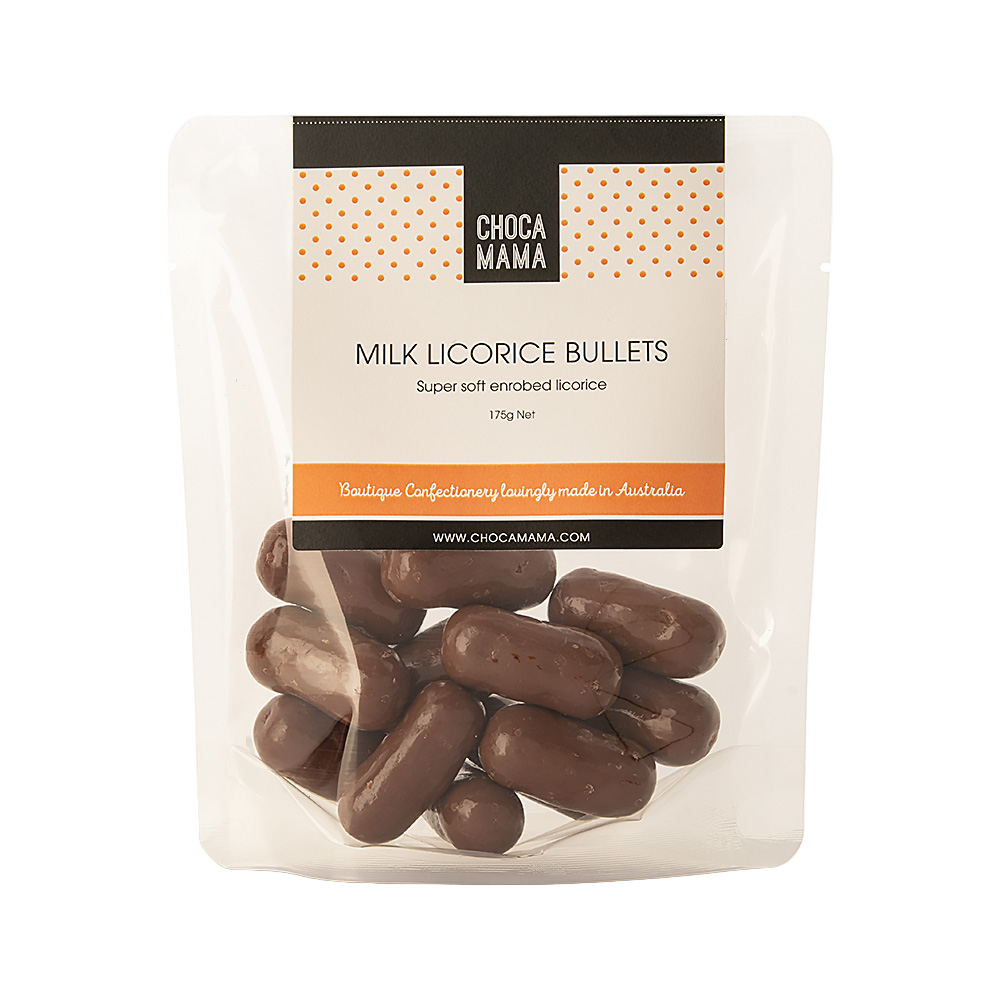 Milk Soft Licorice Bullets 175g