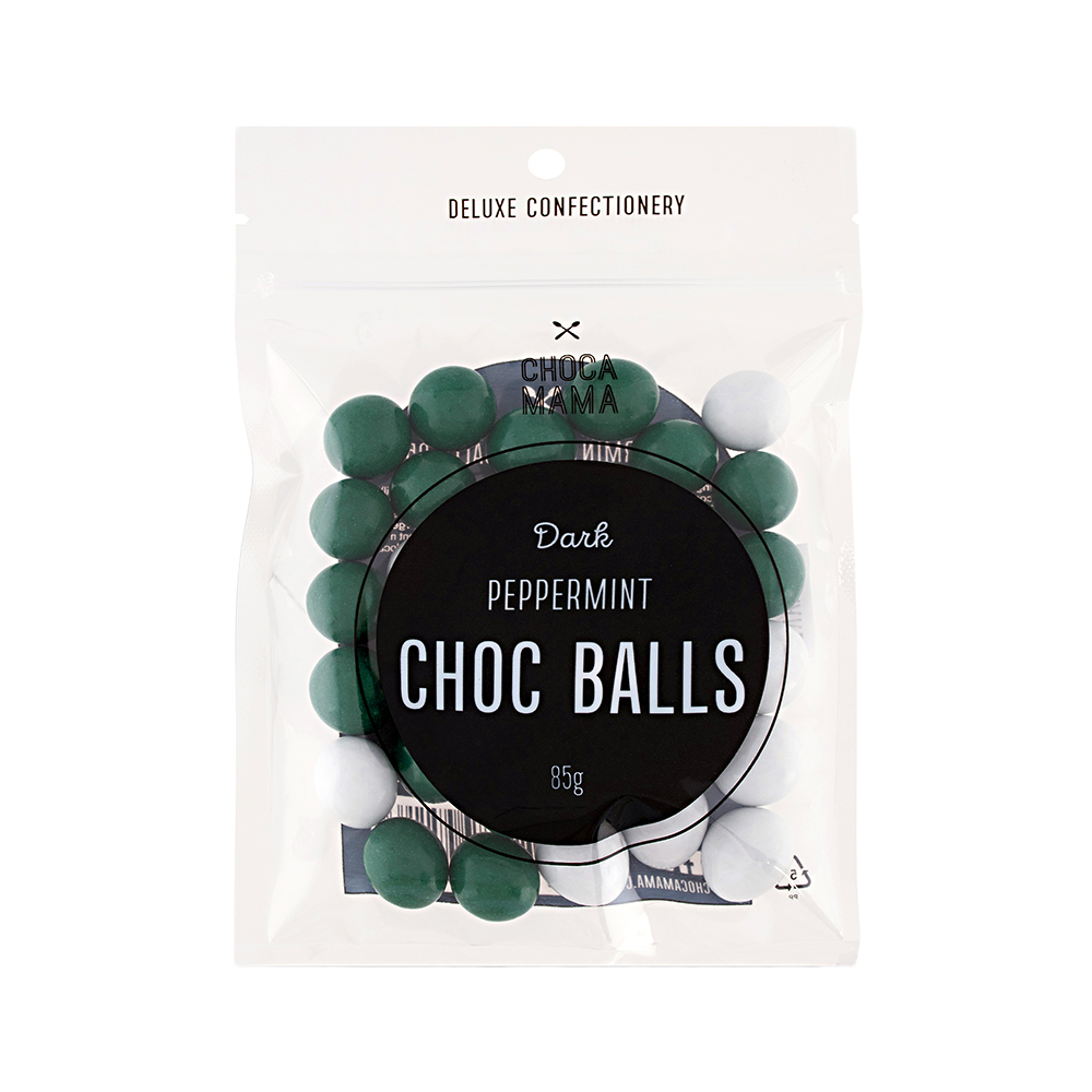 Dark Peppermint Choc Balls 85g