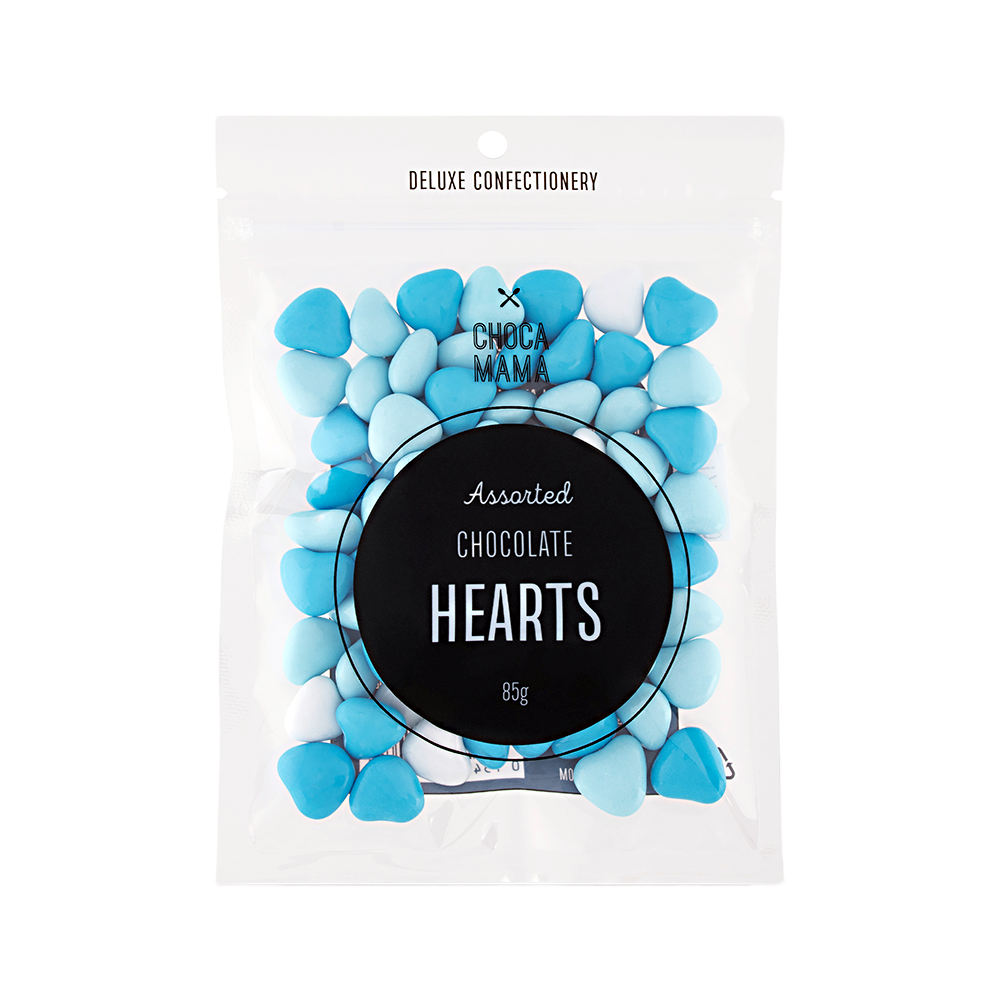 Chocolate Blue Hearts Mini 85g