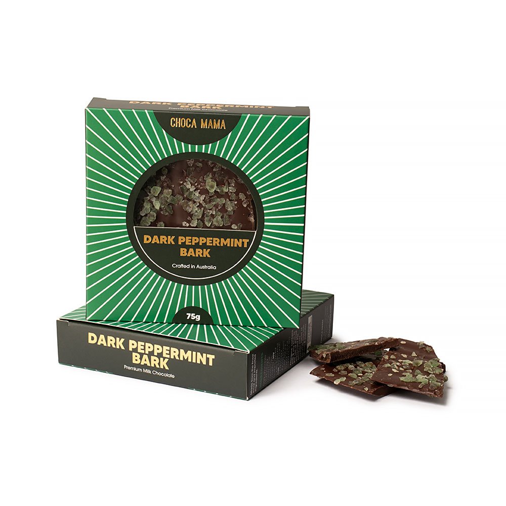Dark Chocolate Peppermint Bark 75g