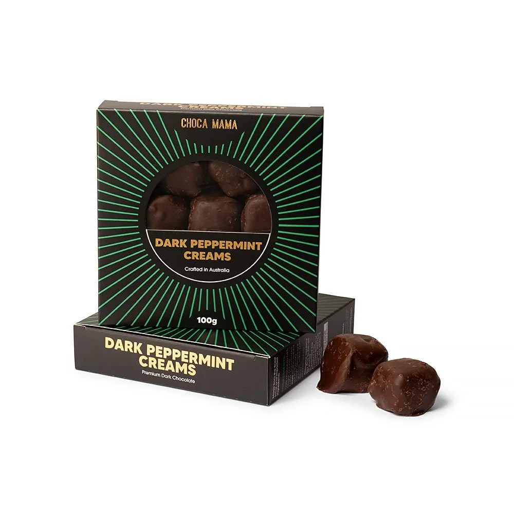 Dark Chocolate Peppermint Creams 100g