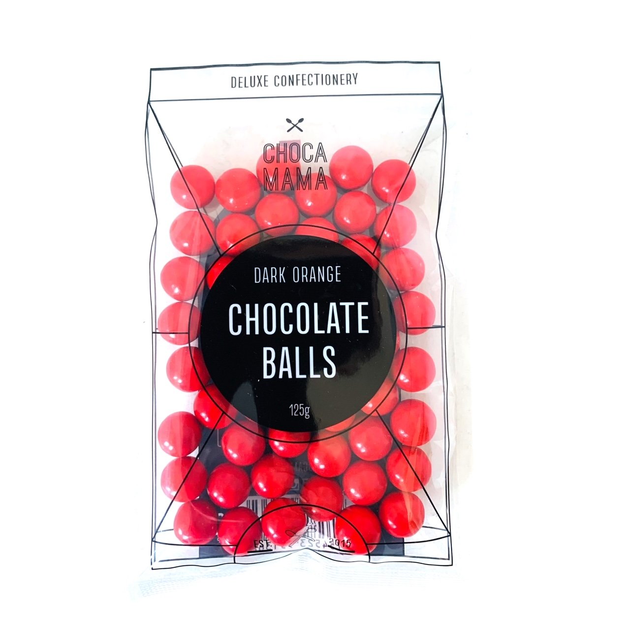 Dark Orange Chocalate Balls 125g