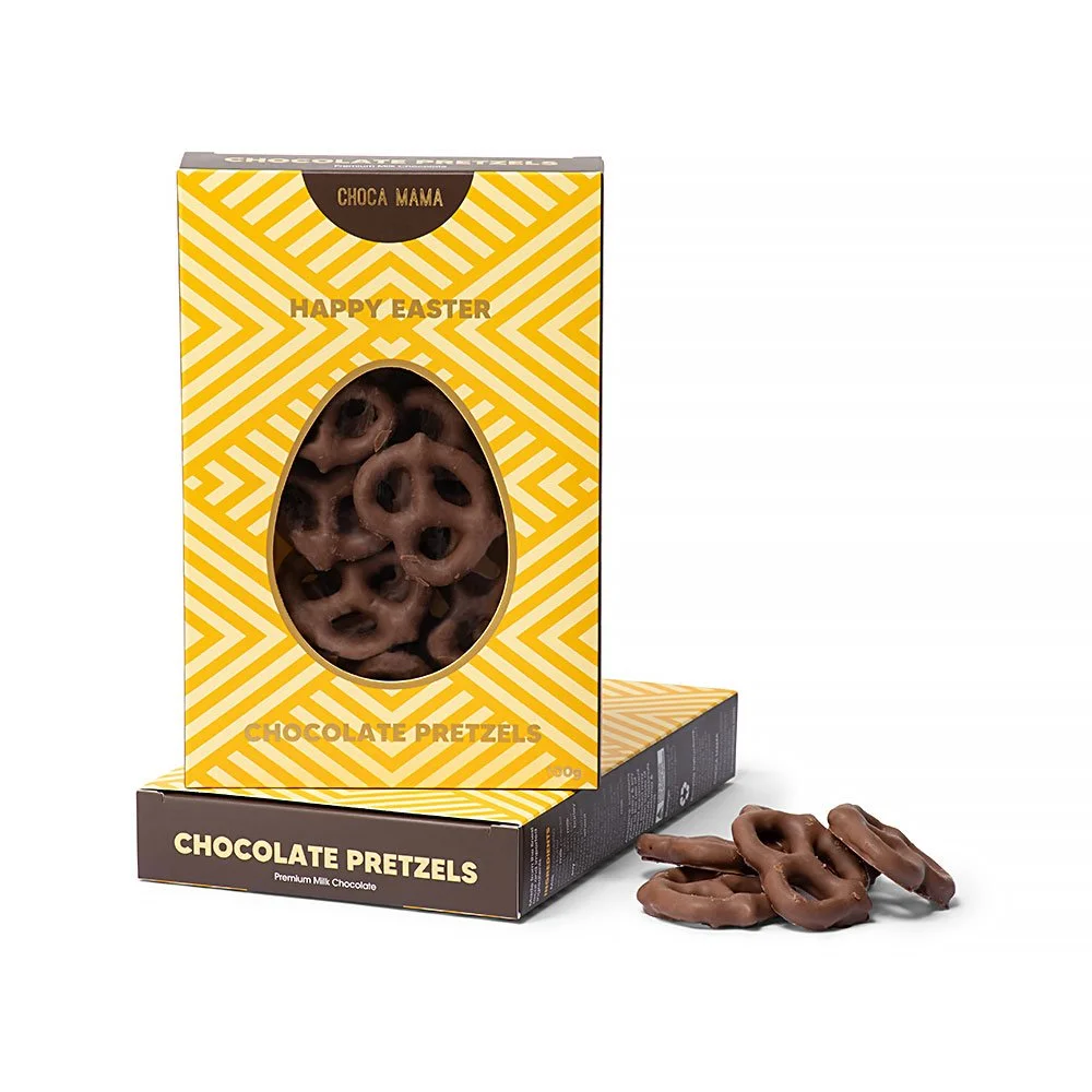 Easter Egg Chocolate Pretzel Box 100g