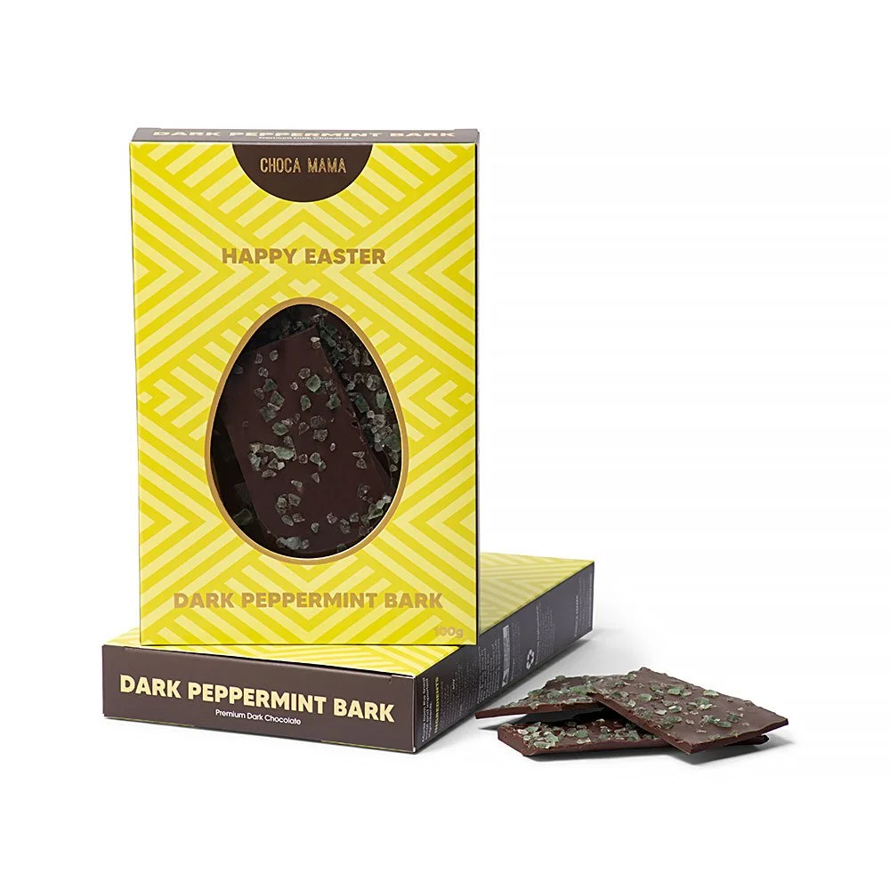Easter Dark Peppermint Bark Box 100g