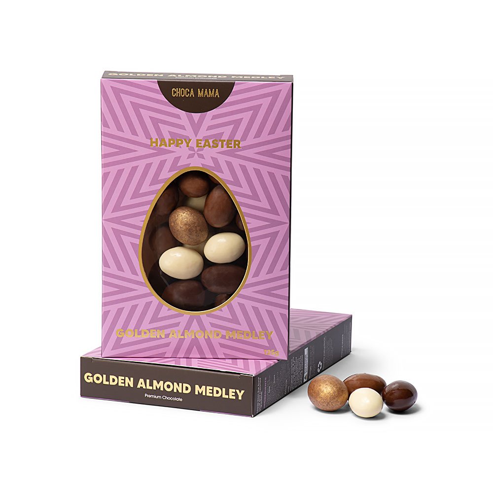 Easter Egg  Golden Almond Medley Box 125g
