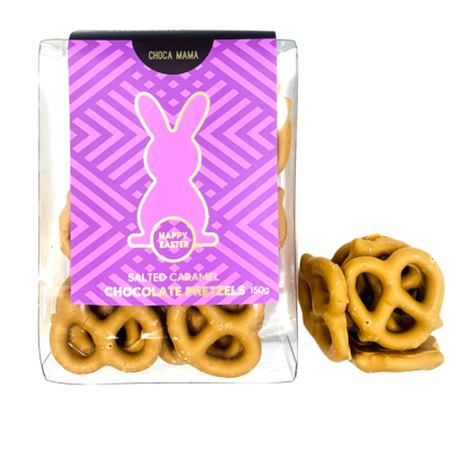 Easter Salted Caramel Pretzels Gift Tray 150g